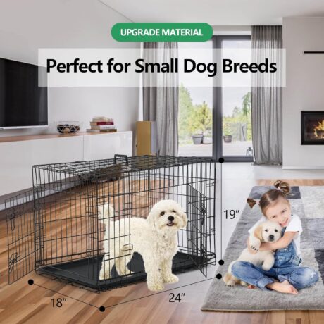 24 inch dog crate for small dogs